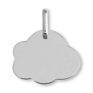 Mon Premier Bijou Médaille Nuage - Or blanc 9ct