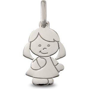 Mon Premier Bijou Pendentif petite fille - Or blanc 9ct