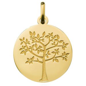 Mon Premier Bijou Medaille Arbre de vie printanier - Or jaune 18ct