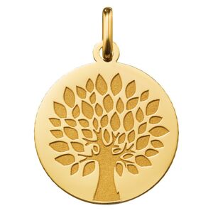 Mon Premier Bijou Médaille Arbre de vie contemporain - Or jaune 18ct