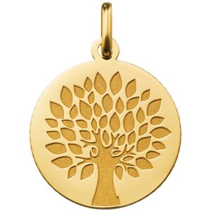 Mon Premier Bijou Médaille Arbre de vie contemporain - Or jaune 9ct