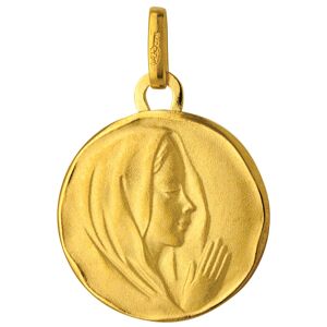 Mon Premier Bijou Medaille Vierge mains jointes - Or jaune 9ct
