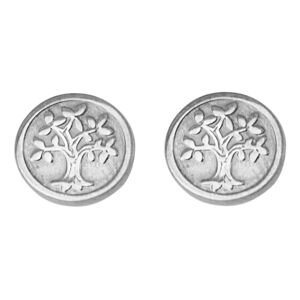 Mon Premier Bijou Boucles d’oreilles arbres de vies - Puces - Argent massif