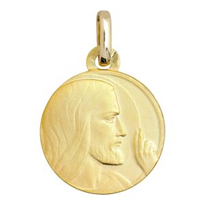 Mon Premier Bijou Médaille Christ la bénédiction - Or jaune 18ct