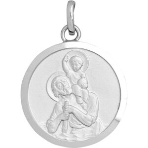 Mon Premier Bijou Medaille Saint- Christophe - Argent massif