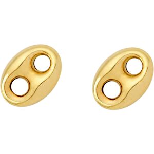 Mon Premier Bijou Boucles d’oreilles grains de café - Puces - Or jaune 18ct - Publicité