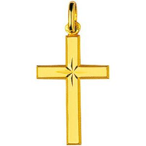 Mon Premier Bijou Croix étoilée personnalisée - Or jaune 9ct