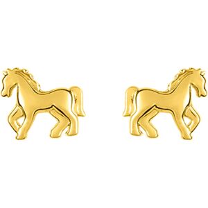 Mon Premier Bijou Boucles daoreilles cheval - Vis - Or jaune 9ct