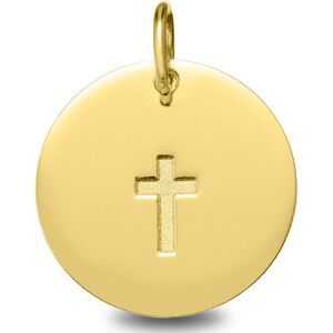 Mon Premier Bijou Médaille Croix - Or jaune 18ct