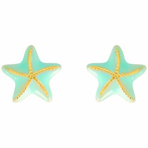 Mon Premier Bijou Boucles d’oreilles étoile de mer verte - Vis - Or jaune 18ct - Publicité