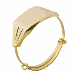 Mon Premier Bijou Bague enfant chevaliere - Or jaune 18ct