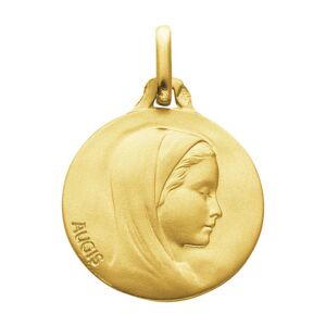 Augis Médaille Vierge profil droit - Or jaune 18ct