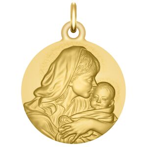 Maison de la Médaille Médaille Notre-Dame des petits enfants - Or jaune 18ct - Publicité
