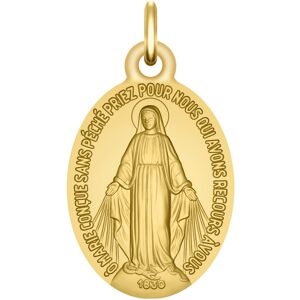 Maison de la Medaille Medaille Vierge Miraculeuse - Or jaune 9ct