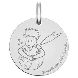 Maison de la Medaille Medaille Petit Prince save the planet - Or blanc 18ct