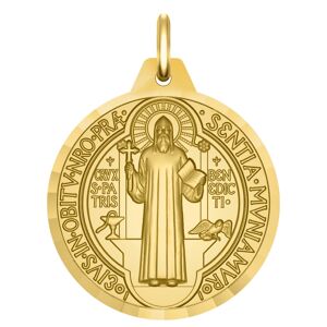 Maison de la Médaille Médaille Saint Benoît - Or jaune 18ct