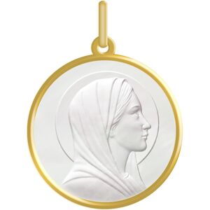 Maison de la Médaille Médaille Vierge - Or jaune 18ct & Nacre - Publicité