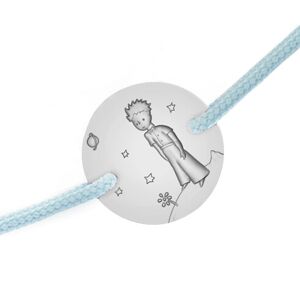 Maison de la Medaille Bracelet cordon Petit Prince sur sa planete - Argent massif