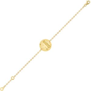 Maison de la Médaille Gourmette bébé Petit Prince sur sa planète - Or jaune 18ct - Publicité