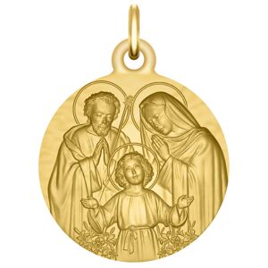 Maison de la Medaille Medaille Sainte Famille - Or jaune 9ct