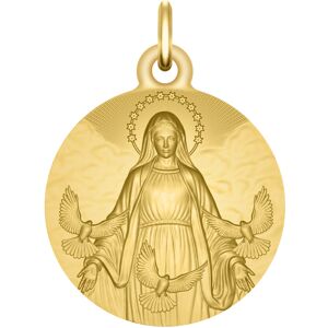 Maison de la Médaille Médaille Vierge aux colombes - Or jaune 9ct