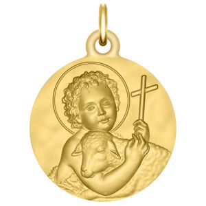 Maison de la Médaille Médaille Saint Jean-Baptiste - Or jaune 9ct