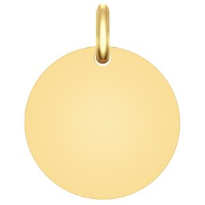 Mon Premier Bijou Pendentif médaille ronde - Or jaune 18ct