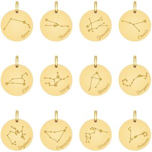 Mon Premier Bijou Médaille signe zodiaque constellation - Or jaune 18ct