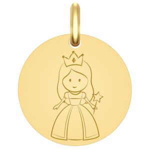 Mon Premier Bijou Médaille Petite fée - Or jaune 9ct