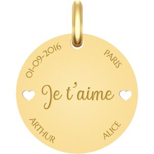 Mon Premier Bijou Médaille de l’Amour - Or jaune 9ct