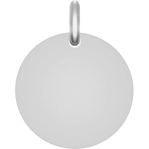 Mon Premier Bijou Pendentif plaque ronde - Argent massif