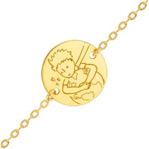 Mon Premier Bijou Gourmette bebe Petit Prince save the planet - Or jaune 9ct