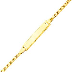 Mon Premier Bijou Gourmette bebe maille gourmette - Or jaune 18ct