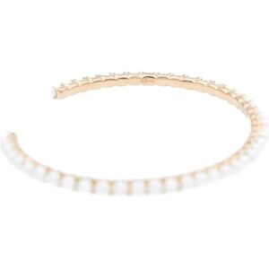 58 FACETTES Ginette NY Bracelet Jonc Open Pearl Bang Or rose Perle - Publicité