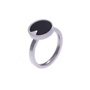 Bijoux Bague Fer a Cheval Onyx - Taille 52