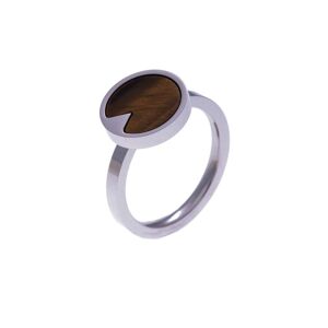 Bijoux Bague Fer a Cheval Oeil De Tigre - Modele 58