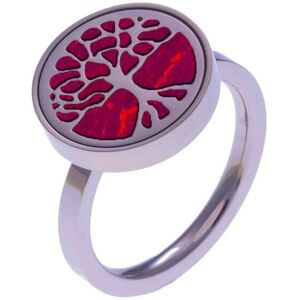 Bijoux Bague Arbre de Vie Agate Rouge - Modele 58