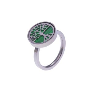 Bijoux Bague Arbre de Vie Malachite - Modèle 54