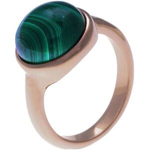 Bijoux Bague Cabochon Malachite - Modèle 54