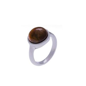 Bijoux Bague Cabochon Oeil de Tigre - Modele 50