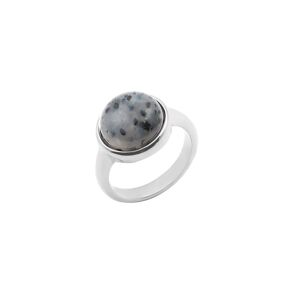 Bijoux Bague Cabochon Jaspe Sesame - Modèle 52