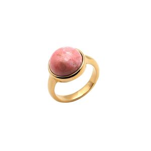 Bijoux Bague Cabochon Rhodonite - Modèle 56