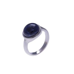 Bijoux Bague Cabochon Sodalite - Modele 50