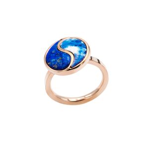 Bijoux Bague Yin Yang Lapis & Sodalite - LABISE - Taille 58