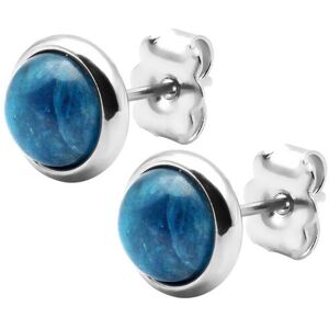 Bijoux Boucles d'Oreilles Cabochon Apatite - LABISE