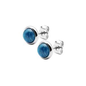 Bijoux Boucles d'Oreilles Cabochon Apatite - LABISE