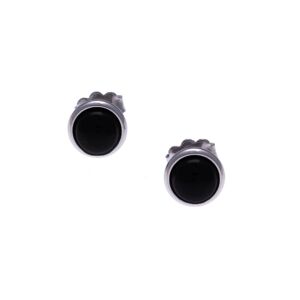 Bijoux Boucles d'Oreilles Cabochon Onyx - LABISE