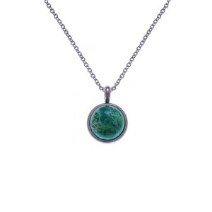 Bijoux Collier Cabochon Chrysocolle - LABISE