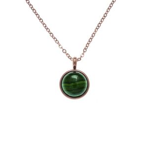 Bijoux Collier Cabochon Malachite - LABISE