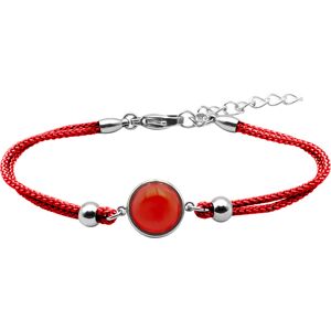 Bijoux Bracelet Coton Cabochon Cornaline - LABISE